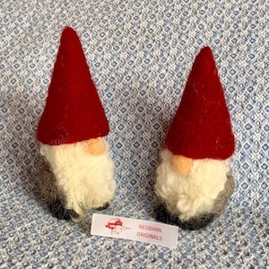 Kit Simple Gnome Needle Felting Kit Beginner choice of curly locks Felting Needles  Easy Cute Gnome Kit DIY Needle Felting Kits gift