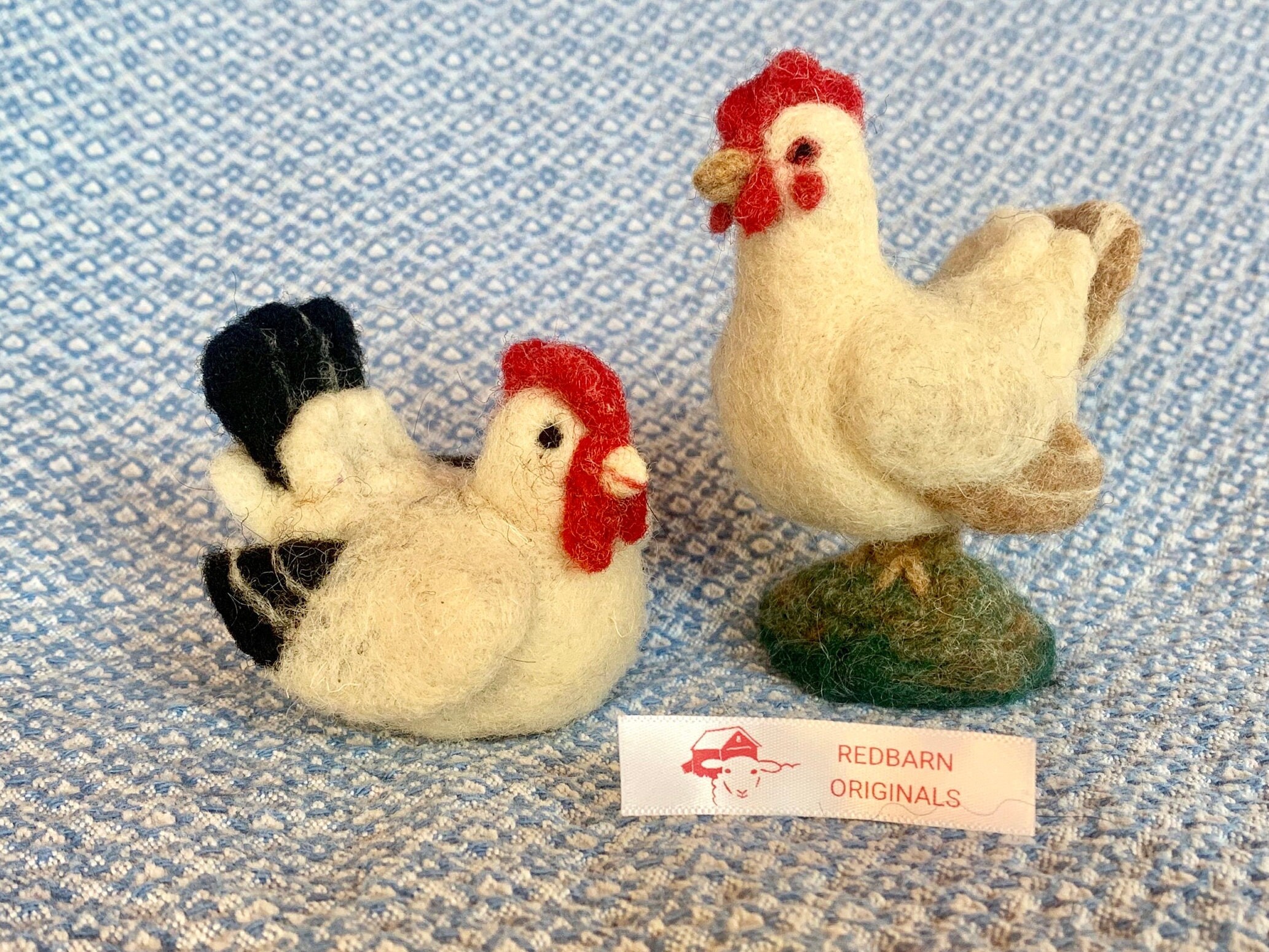 Kit Hen/rooster Needle Felting Kit Includes 2 Needles All Wool - Etsy UK