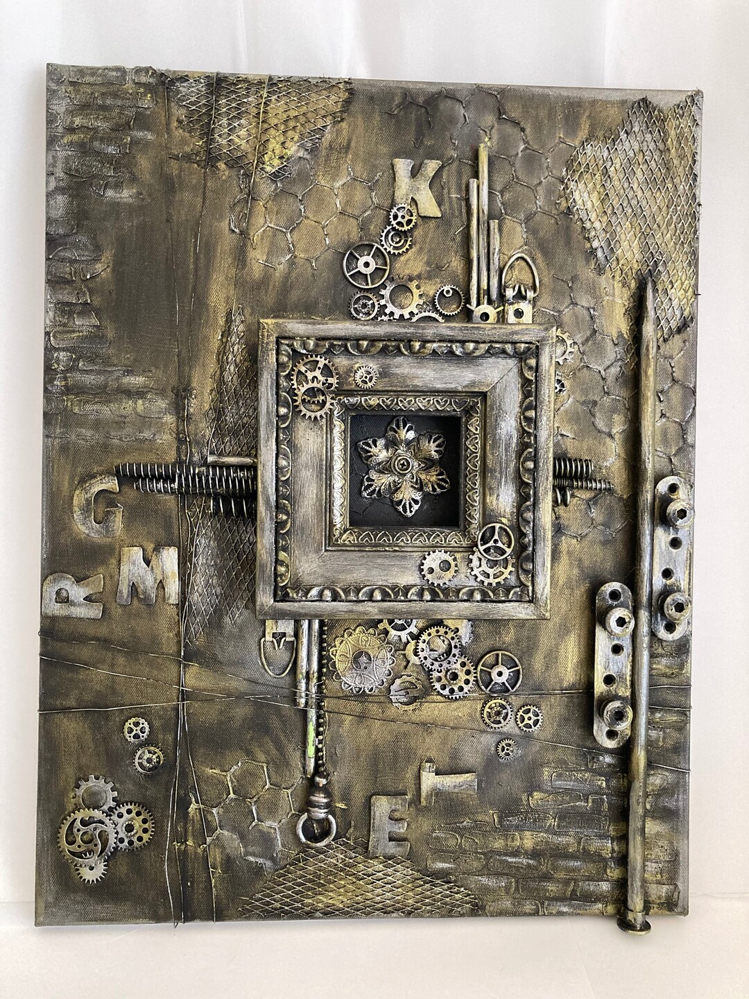 STEAMPUNK INSPIRED CANVAS - Etsy