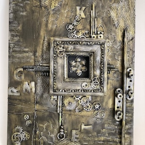 STEAMPUNK INSPIRED CANVAS