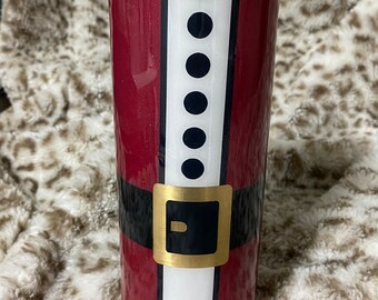 HO HO HO Stainless Steel Tumbler 20oz Stainless Steel w/Lid and straw