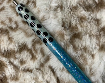 BLUE POLKA DOT Gel Pen