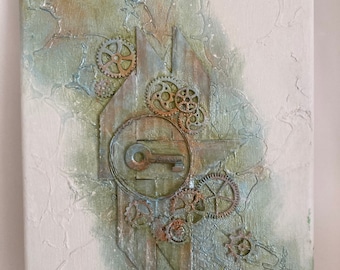 MIXEDMEDIA CANVAS ARTWORK