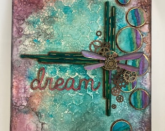 MIXEDMEDIA CANVAS ARTWORK