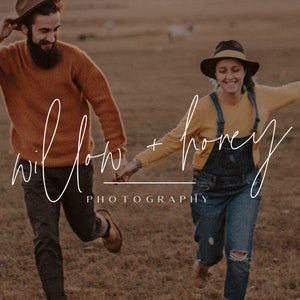 Wasserzeichen Logo, Fotografie Logo, Signatur Logo, Handgeschriebenes Logo, Handgeschriebenes Signatur Logo, Modernes Logo, Logo Minimal, Fotograf