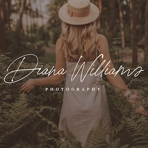 Wasserzeichen Logo, Fotografie Logo, Signatur Logo, Handgeschriebenes Logo, Handgeschriebenes Signatur Logo, Modernes Logo, Logo Minimal, Fotograf