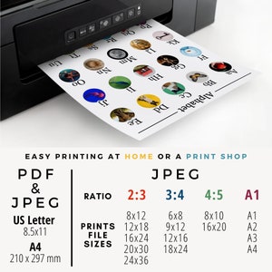 Alphabet Chart Bookface Montessori Phonics Poster Educational Resources Reading Homeschool & Kid's Room Décor PDF JPEG Printable image 4