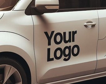 Custom Logo Sticker for car door, Car Door Vinyl Decals for Businesses,  Custom Sign decal vinyl, car business decal, business logo sign