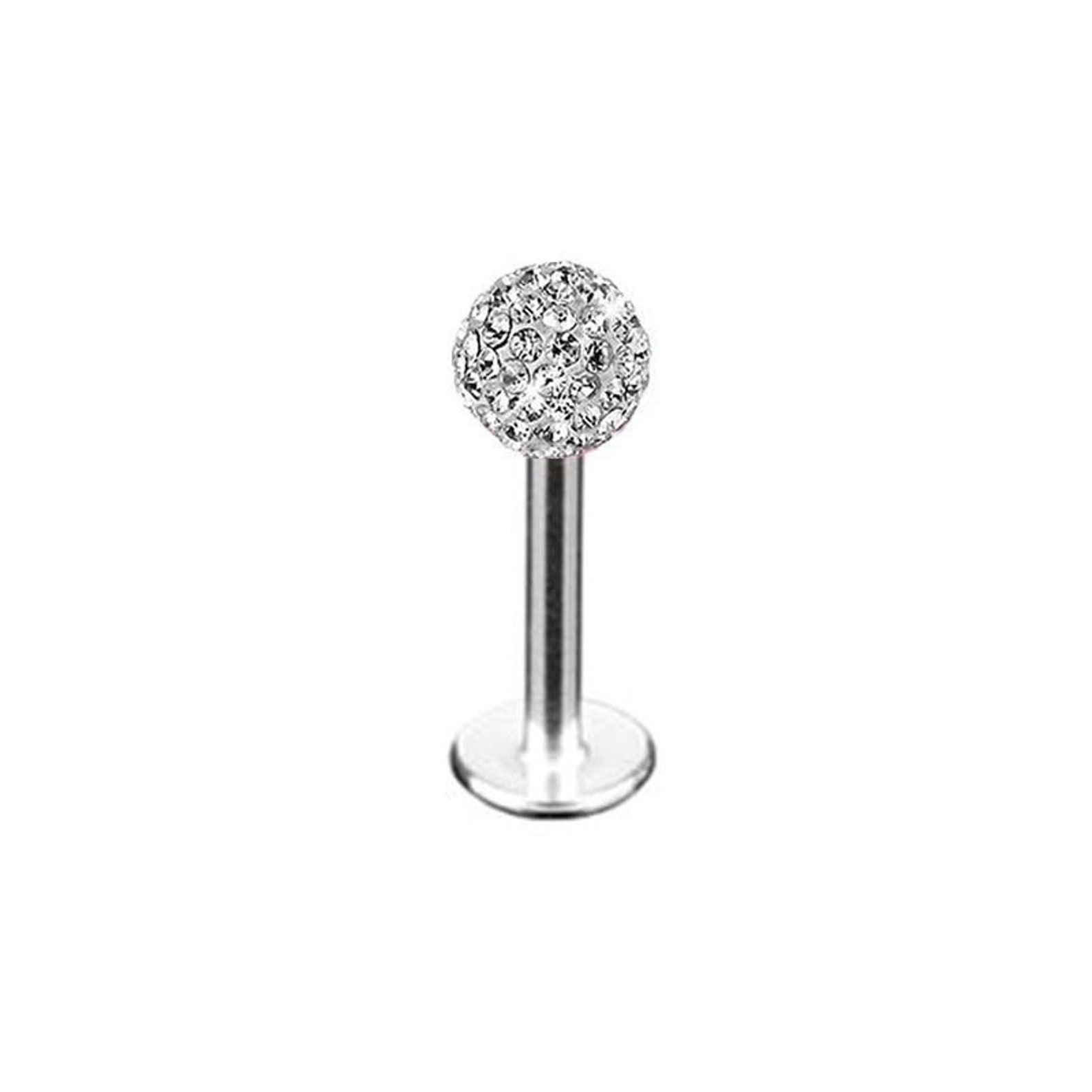 Crystal Design Labret Lip Bar Piercing Body Piercing Etsy UK