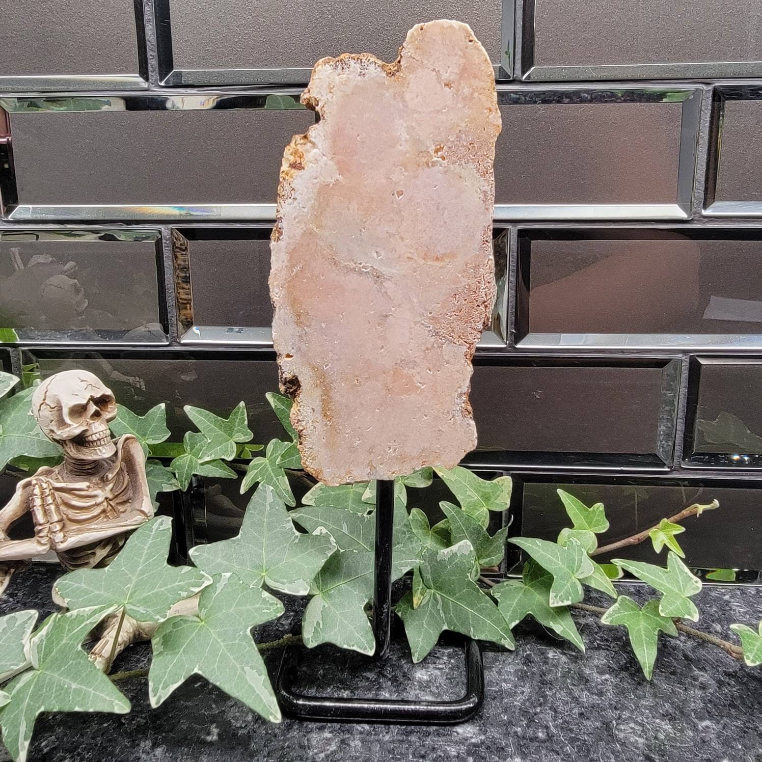 Pink Amethyst Stand / Crystals / Crystal Stand / Love / Gift / Etsy