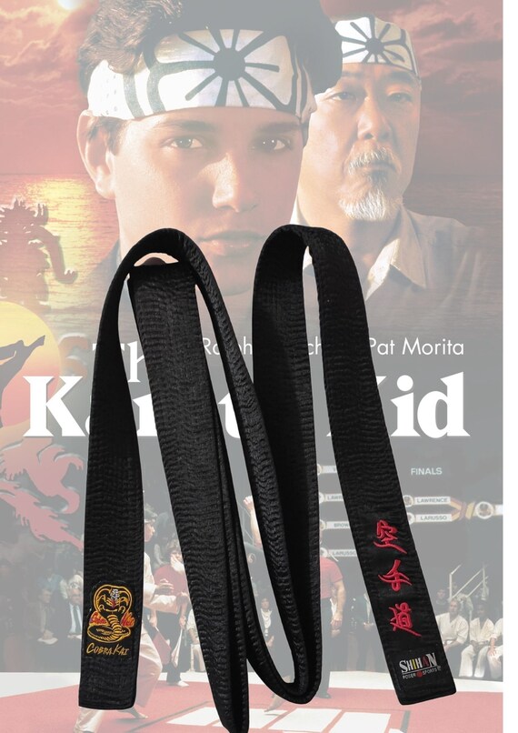 Shihan Black Belt SATIN Cobra Kai Karate Kid Karate in | Etsy