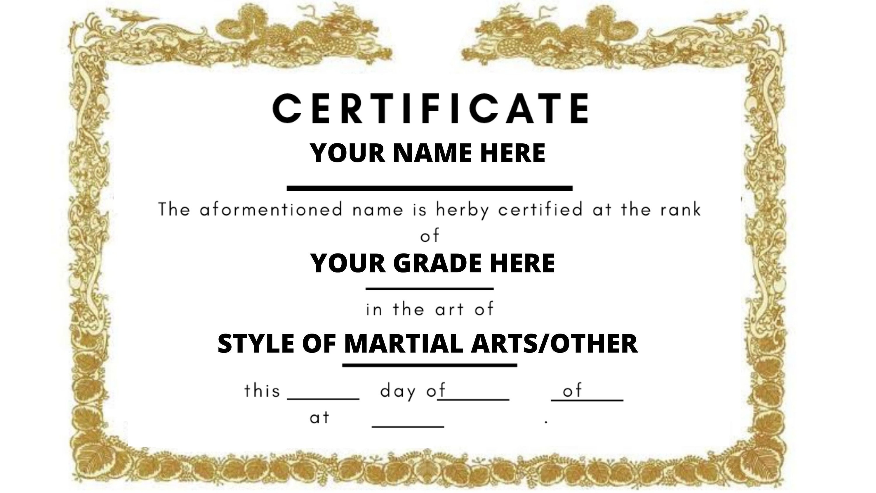 taekwondo-certificate-templates