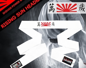 Details about   KENDO WARRIOR HEADBAND Tenugui Samurai 200cm Hachimaki Rising Sun 