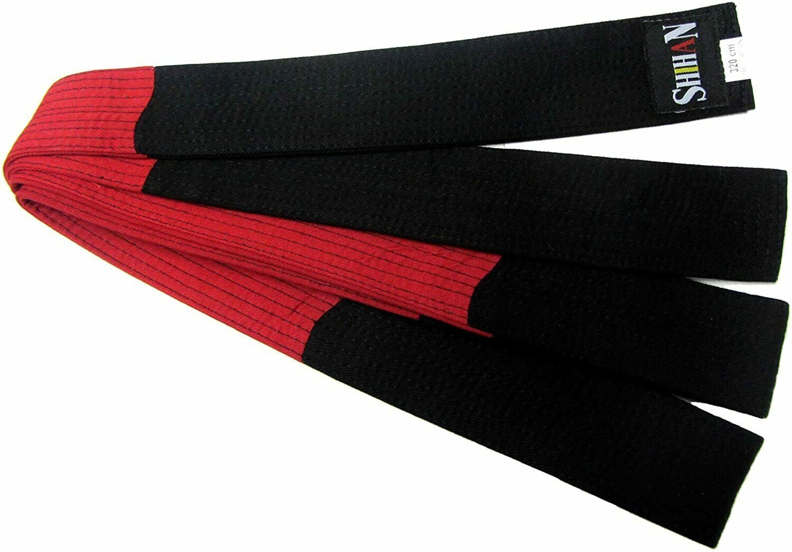 Martial Arts Belt RANKED Black/Red Block ADULT 320cm Etsy