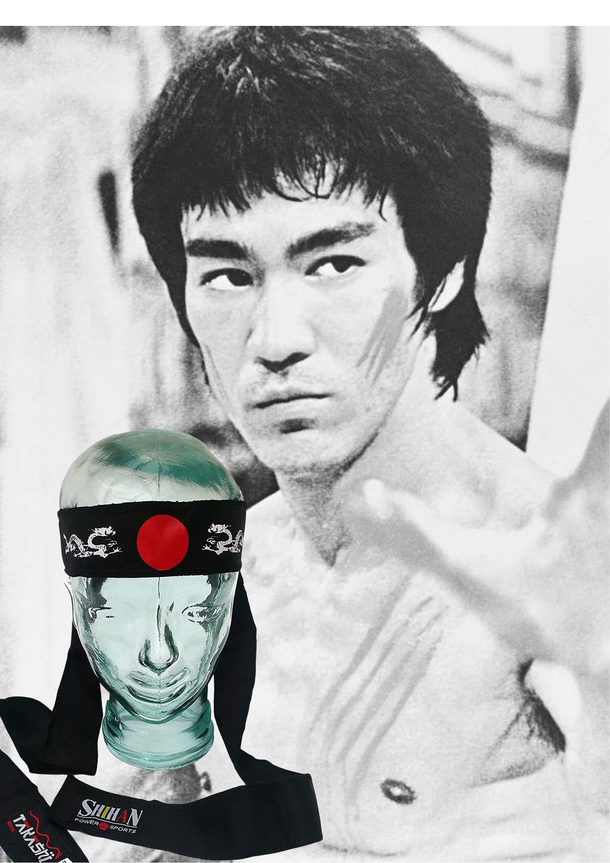 Tenugui Rising Sun Number Hairband Tanaka - Martial Arts Headband Kendo Tenugui Samurai ...