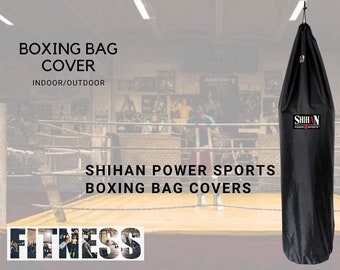 Shihan POWER-SPORTS WHITE CANVAS MAIZE BAG BALL PUNCH BAG BOXING BAG Boxing