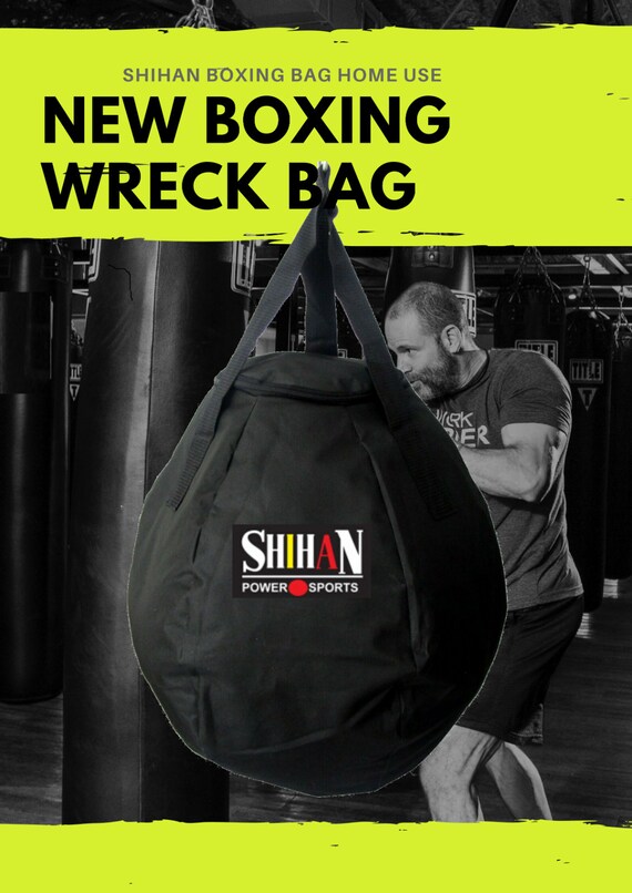 Shihan Power Sports PUNCH BAG Black WRECKING Ball Boxing Bag Etsy