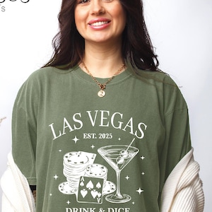 Las Vegas Bachelorette Shirt, Retro Casino Bach Trip Tee, Poker Dice Bachelorette Party Shirts, Drink and Dice Shirt, Custom Wedding Shirt