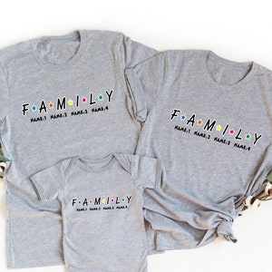 Custom Family Shirt, Customized Names Of Family Shirt, Custom Name Shirt, Family Shirt, Custom Shirt, Name List Shirt, Family Matching