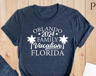 Orlando Family Vacation Florida 2024 Shirt, Family Vacation Shirts, Florida Matching Tee, Matching Car Trip, Orlando Winter Trip Shirt