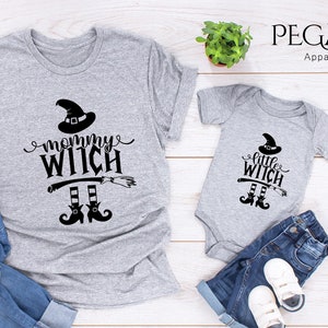 Mommy Witch - Little Witch Shirt, Family Matching Halloween Shirt, Mom And Kids Halloween Shirt, Witch Halloween Shirt, Gift For Her