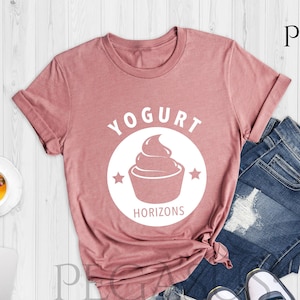 Yogurt Horizons Frozen Yogurt Shirt, Funny Food Lover Shirt, Chef Or Cooking Enthusiast Outfit, Sarcastic Food T-Shirt image 1