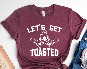 womens funny camping shirts