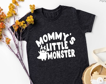 Mommy's Little Monster Shirt, Kids Halloween Tee, Halloween Baby Boy Shirt, Halloween Baby Girl Shirt, Halloween Little Monster Shirt