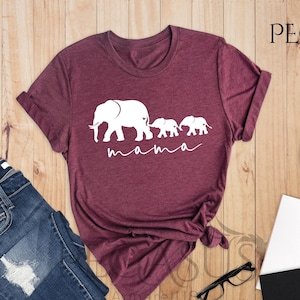 Mama Elephant Shirt, Mom And Baby Shirt, Gift for Mom, Animal Nature Lover Shirt, Elephant Lover Shirt, Funny Mom Shirt, Gift For Mom