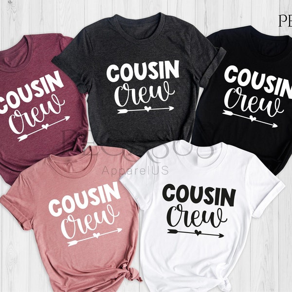 Cousin Crew T-shirt, Matching Family Shirts, Family Cousin Gifts, Matching Cousin Shirt, Cousin Crew Tshirts, Cousin Crew Shirts
