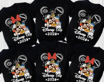Disney 2026 Shirts, Disneyworld Shirts, Disney Vacation T-shirt, Disney Trip 2026, Disney Couple Shirt, Disney Clothes, Disney Trip Sweaters