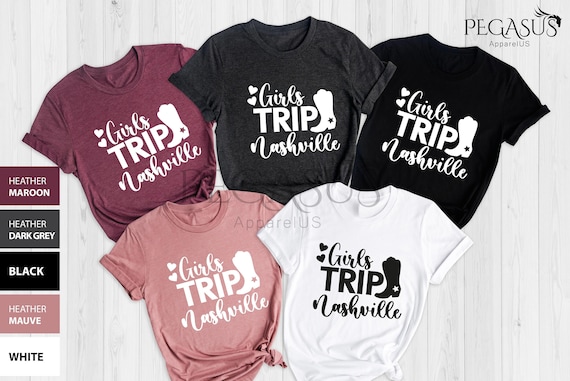 Girl's Trip Nashville Shirts, Southern Shirts, Country Shirts, Southern Bachelorette Shirts, Nashville Bachelorette Party, Best Friend Tees