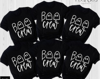 The Boo Crew Halloween T-Shirt, Group Halloween Shirt, Halloween T-Shirt, Halloween Party Shirt, Funny Halloween T-Shirt, Boo Ghost Shirt