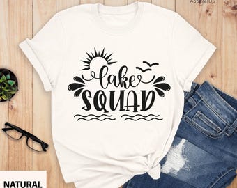 Lake Squad Shirt, Family Matching Shirts, Custom Family Matching, Lake Shirt, Vacation Shirt, Camping Life Shirt, Lake Life Shirt, Lake Tee