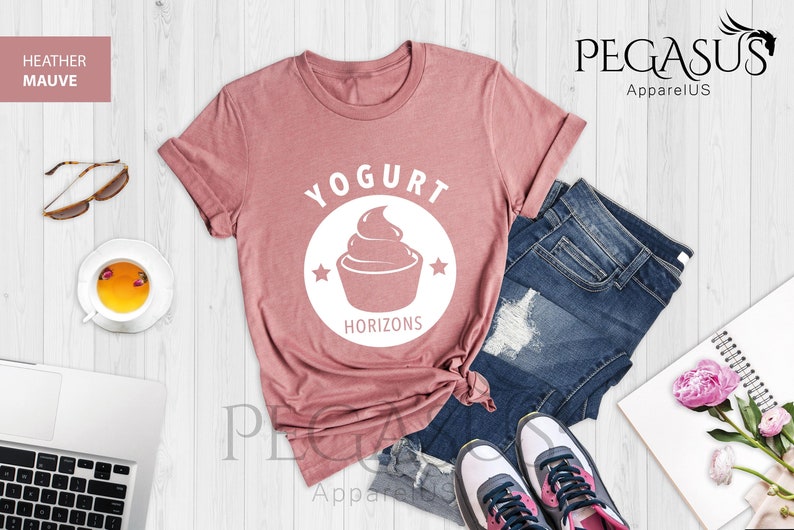 Yogurt Horizons Frozen Yogurt Shirt, Funny Food Lover Shirt, Chef Or Cooking Enthusiast Outfit, Sarcastic Food T-Shirt image 1
