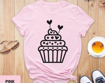 Cupcake Shirt, Cake Shirt, Cooking Shirt, Chef Shirt, Gift For Baker, Baking Lover Shirt, Baking Shirt, Gift For Cupcake Lover