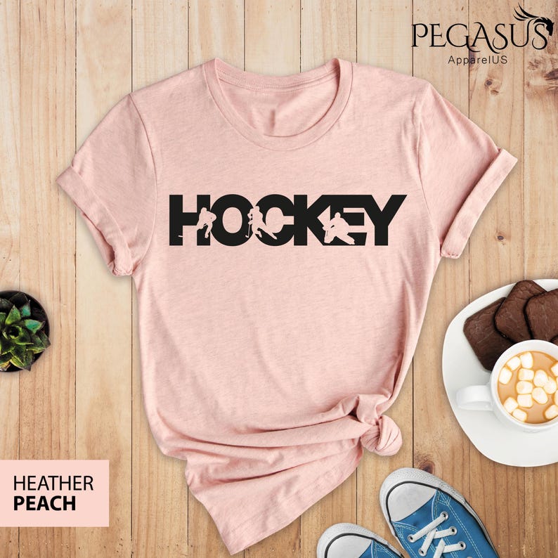 Hockey T-Shirt, Hockey Tee, Ice Hockey Shirt, Hockey Player Shirt, Hockey Gifts, Hockey Coach Shirt, Love Hockey Shirt, Hockey Lover Mom Tee image 8