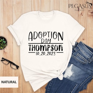 Custom Adoption Day Shirt, Officially Adopted Shirt, Adoption Day Shirt, Adopted Toddler Kid Shirt, Official Family Shirt