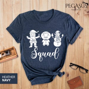 Christmas Squad Shirt, Matching Christmas Shirt, Holiday Shirt, Christmas Group Tee, Christmas Family  Shirt, Santa, Snowman, Cookie Man Tee