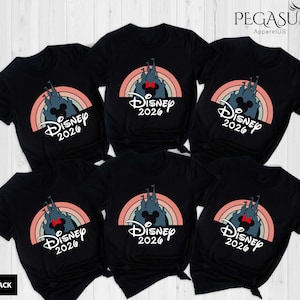 Disney 2026 Shirt, Magical Castle Shirt, Disney Castle Shirt, Disneyworld Group Shirt, Disney Couple Shirts, Disney Rainbow Shirt