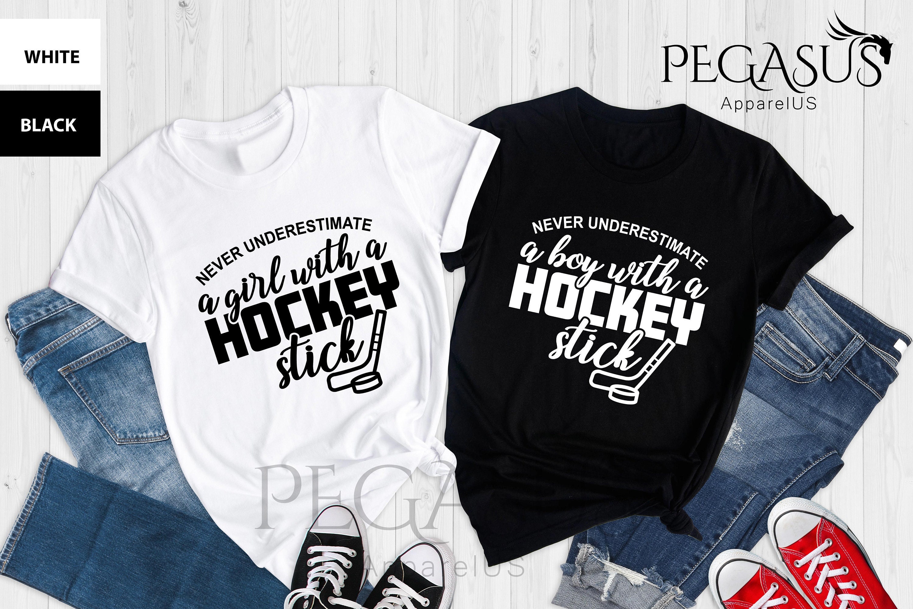 Roller Hockey T-Shirt for Girls, Women, Boys & Men