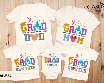 Disney Grad 2026 Shirt, Graduation Castle Family Trip Shirt, Magic Kingdom Graduate Trip Shirt, Mickey Grad Shirt, Class of 2026 Shirt