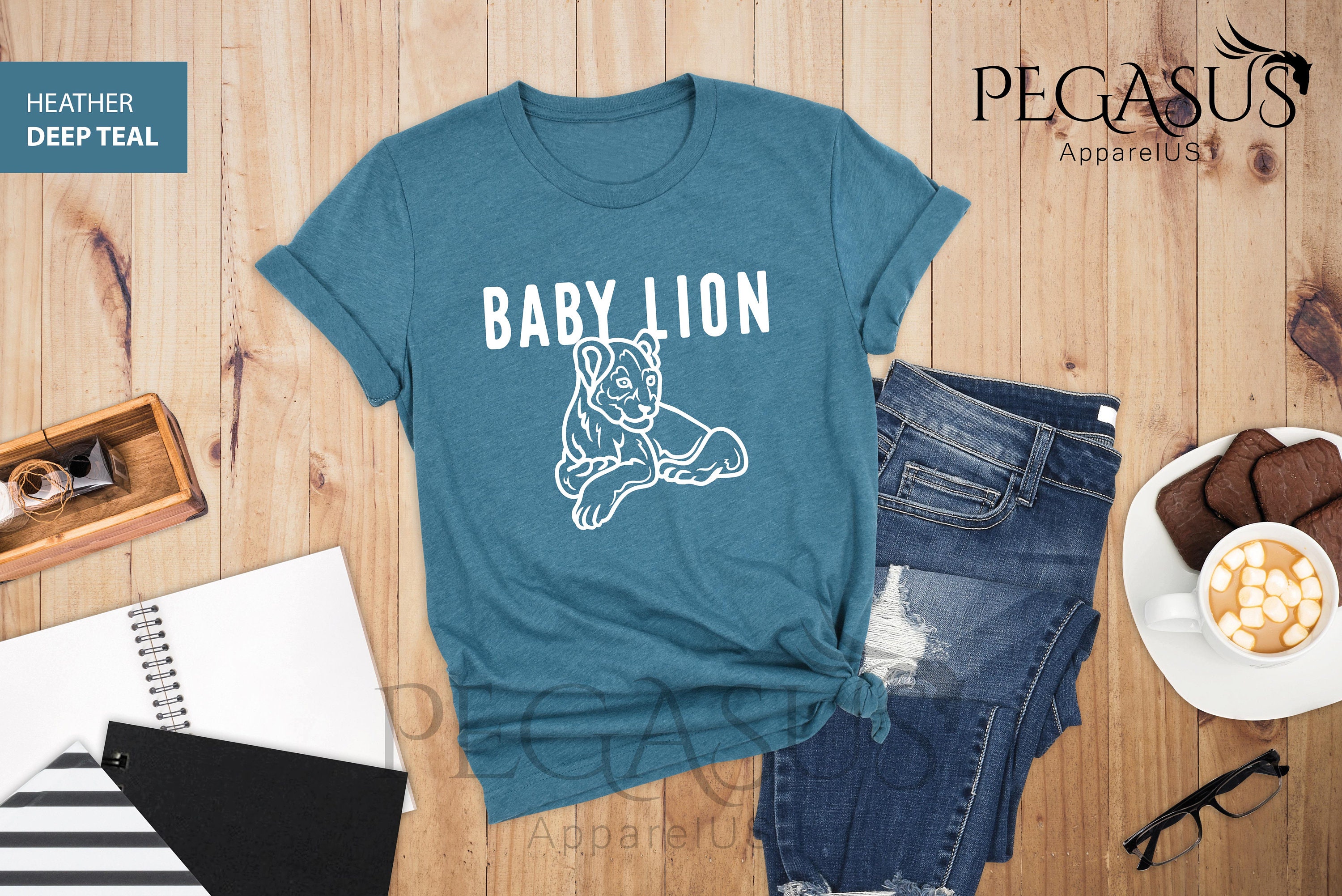 Mama Lion, Papa Lion, Baby Lion Family Matching Shirts, Lion