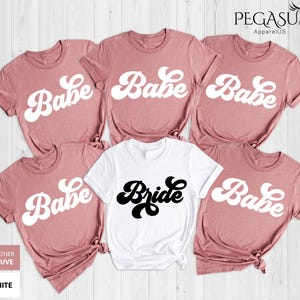 Bachelorette Party Shirts, Bride Babe Matching Shirts, Bachelorette Shirts, Bride Babe Tee, Bridal Party Shirts, Bachelorette Gifts,