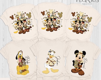 Custom Animal Kingdom Family Shirt, Disney Trip Shirt, Mickey Safari Shirt, Animal Kingdom Matching Shirts, Safari Family Matching Shirts