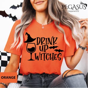 Drink Up Witches Shirt, Halloween Party Shirt, Halloween Party Outfit, Halloween Shirt, Fall Shirt, Halloween Gift, Matching Halloween Shirt