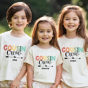 Custom Cousin Crew T-shirt, Matching Cousin Shirts, Family Cousin Gifts, Matching Cousin Shirt, Cousin Crew Tshirts, Cousin Crew Sweaters