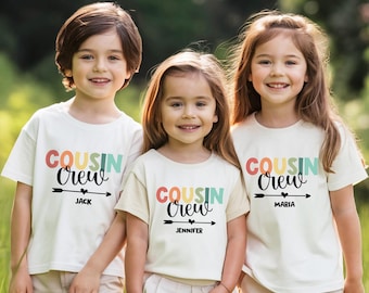 Custom Cousin Crew T-shirt, Matching Cousin Shirts, Family Cousin Gifts, Matching Cousin Shirt, Cousin Crew Tshirts, Cousin Crew Sweaters