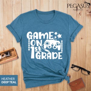 Game On 1st First Grade Shirt, First Grade Shirt Boy, Back To School 1st Grade Shirt, Boys 1st Grade Shirt, Kids Back To School Outfit Shirt