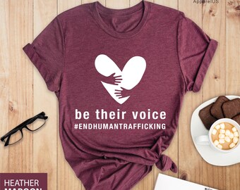 End Human Trafficking Shirt, Be Their Voice Shirt, Save the Children, Children Support Shirt, Equality Shirt, Human Rights, Protect Our Kids